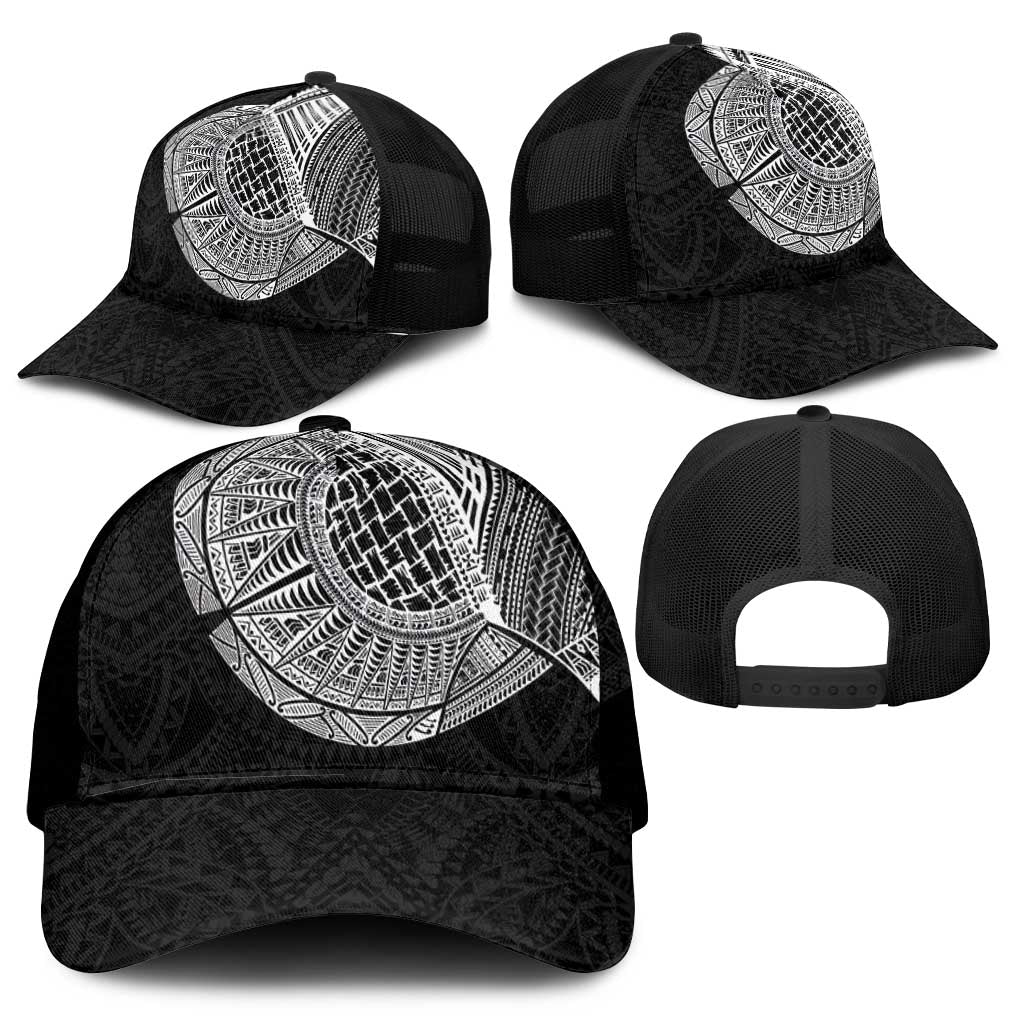Samoan Tatau Mesh Trucker Cap Art Tribal Traditional Tattoos - Polynesian Pride