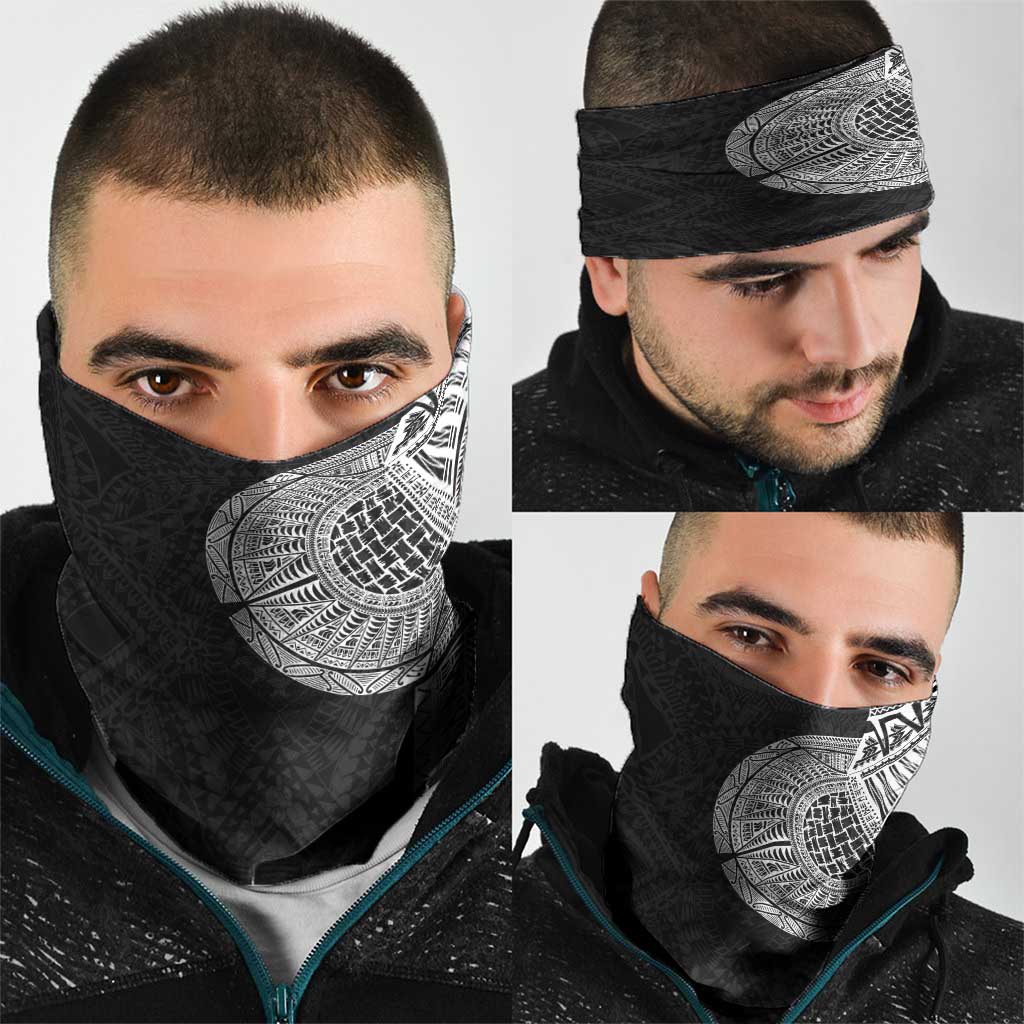 Samoan Tatau Neck Gaiter Art Tribal Traditional Tattoos - Polynesian Pride