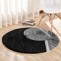 Samoan Tatau Round Carpet Art Tribal Traditional Tattoos - Polynesian Pride