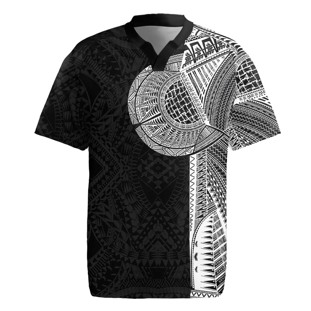 Samoan Tatau Rugby Jersey Art Tribal Traditional Tattoos - Polynesian Pride