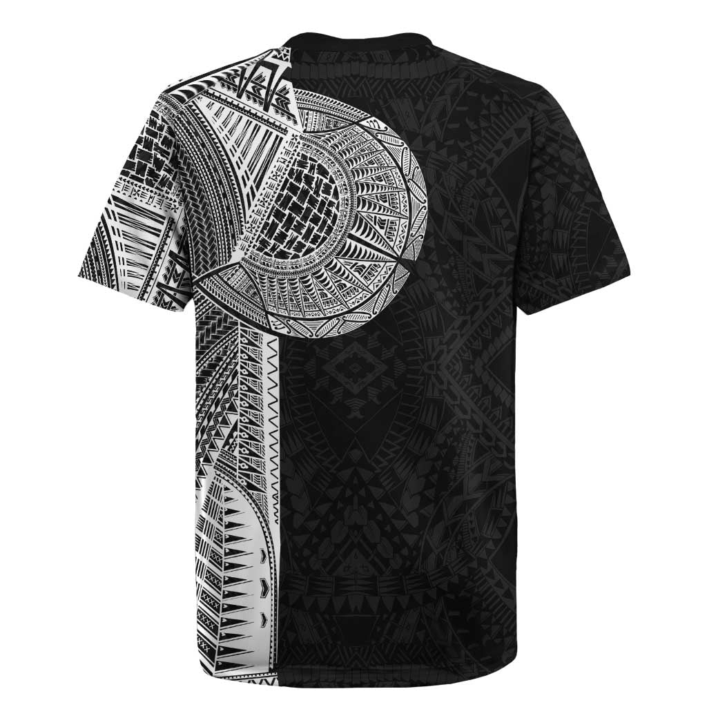 Samoan Tatau Rugby Jersey Art Tribal Traditional Tattoos - Polynesian Pride