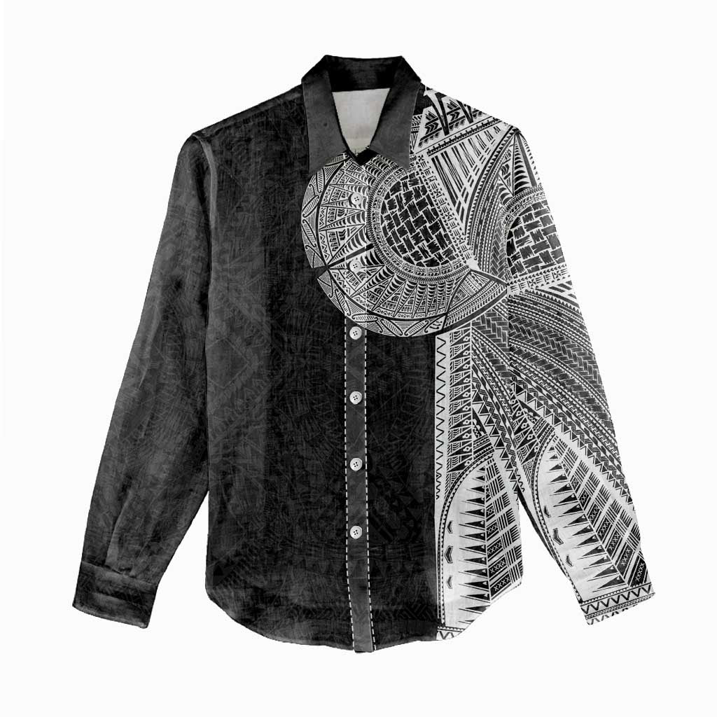 Samoan Tatau Women Casual Shirt Art Tribal Traditional Tattoos - Polynesian Pride