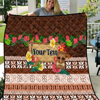 Pasifika Festival Auckland Quilt Polynesian Tribal with Pacific Pattern Brown Color LT03 Brown - Polynesian Pride