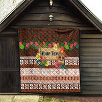 Pasifika Festival Auckland Quilt Polynesian Tribal with Pacific Pattern Brown Color LT03 - Polynesian Pride