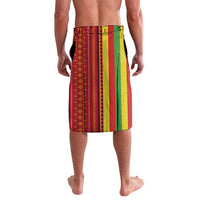 Personalised Hawaii and Philippines Together Lavalava The Emblems with Cultural Symbols Green-Yellow-Red Tricolor LT03 - Polynesian Pride