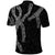 Hawaii Maile Lei Polo Shirt Aloha Grayscale Color