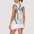 Hawaii Maile Lei Women Sleeveless Polo Shirt Aloha The Grey Color