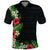 Hawaii Tropical Flowers and Leaves Polo Shirt Tapa Pattern Colorful Mode