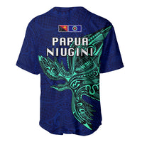 Papua New Guinea Bougainville Baseball Jersey PNG Birds Of Paradise Polynesian Arty Style LT03 - Polynesian Pride