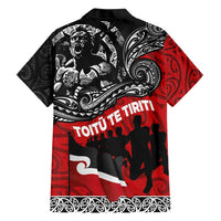 Aotearoa Toitu Te Tiriti Hawaiian Shirt Honoring Te Tiriti o Waitangi Maori Haka