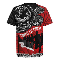 Aotearoa Toitu Te Tiriti Rugby Jersey Honoring Te Tiriti o Waitangi Maori Haka