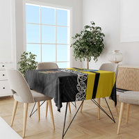 New Zealand Wellington Tablecloth The Capital's Emblems Flag and Koru Art