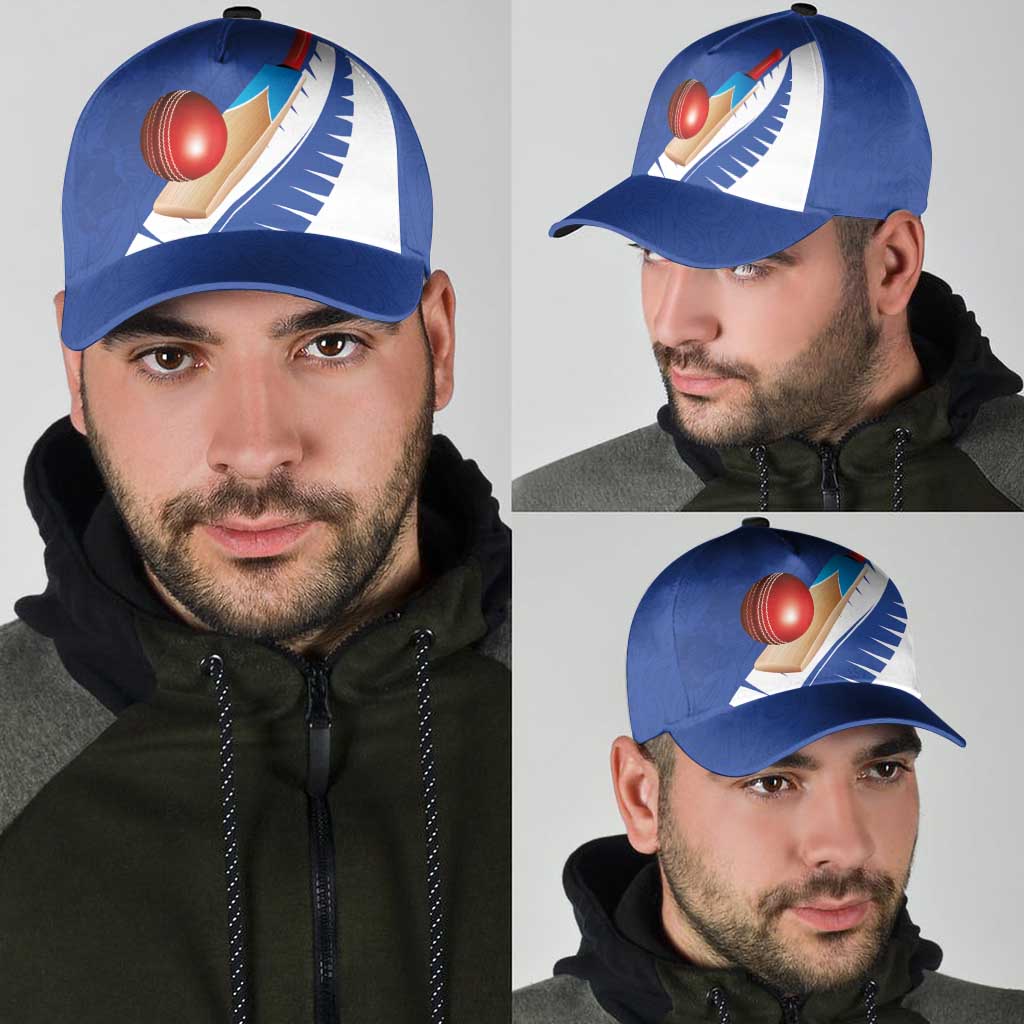 New Zealand Cricket Classic Cap Kiwi Birds Haka Dance Blue Fern Sporty Style
