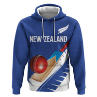 Custom New Zealand Cricket Hoodie Kiwi Birds Haka Dance Blue Fern Sporty Style
