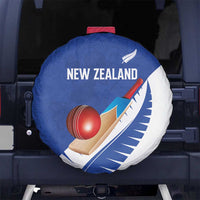 New Zealand Cricket Spare Tire Cover Kiwi Birds Haka Dance Blue Fern Sporty Style