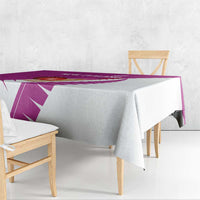 New Zealand Cricket Tablecloth Kiwi Birds Haka Dance Pink Fern Sporty Style