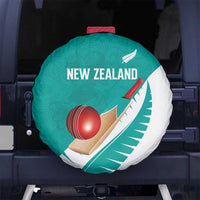 New Zealand Cricket Spare Tire Cover Kiwi Birds Haka Dance Turquoise Fern Sporty Style
