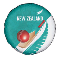 New Zealand Cricket Spare Tire Cover Kiwi Birds Haka Dance Turquoise Fern Sporty Style