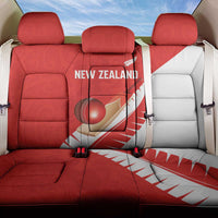New Zealand Cricket Back Car Seat Cover Kiwi Birds Haka Dance Red Fern Sporty Style LT03 One Size Red - Polynesian Pride