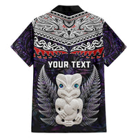 New Zealand Hei Tiki Hawaiian Shirt Maori Purple Papua Shell Pattern LT03 - Polynesian Pride