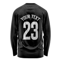 New Zealand Basketball Ta Moko Tribal Custom Long Sleeve Shirt LT03 - Polynesian Pride