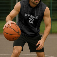 New Zealand Basketball Ta Moko Tribal Custom Sleeveless Hoodie