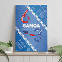 Samoa Independence Day Canvas Wall Art Anniversary 63th-Siapo Art
