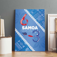 Samoa Independence Day Canvas Wall Art Anniversary 63th-Siapo Art