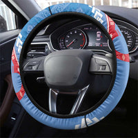 Samoa Independence Day Steering Wheel Cover Anniversary 63th-Siapo Art