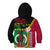 Vanuatu Nakamal and Plumeria Flowers Kid Hoodie Polynesian Pattern