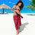 Vanuatu Nakamal and Plumeria Flowers Sarong Polynesian Pattern