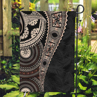 Fiji Traditional Masi Garden Flag Tapa Art Palm Leaves Pattern