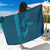 Aloha Hawaii Whale Kakau and Polynesian Tattoo Sarong Light Blue Color