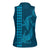 Aloha Hawaii Whale Kakau and Polynesian Tattoo Women Sleeveless Polo Shirt Light Blue Color