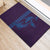 Aloha Hawaii Whale Kakau and Polynesian Tattoo Rubber Doormat Purple Color