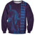 Aloha Hawaii Whale Kakau and Polynesian Tattoo Sweatshirt Purple Color