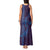 Aloha Hawaii Whale Kakau and Polynesian Tattoo Tank Maxi Dress Purple Color