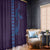 Aloha Hawaii Whale Kakau and Polynesian Tattoo Window Curtain Purple Color