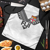 Rugby Fiji Apron Fijian Masi Tribal Sporty Style White Color - Polynesian Pride