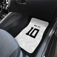 Rugby Fiji Car Mats Fijian Masi Tribal Sporty Style White Color - Polynesian Pride