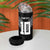 Custom Rugby Fiji 4 in 1 Can Cooler Tumbler Fijian Masi Tribal Sporty Style Black Color - Polynesian Pride