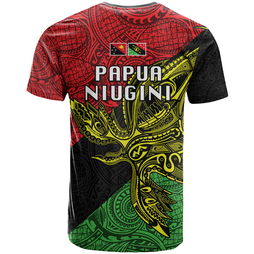 Papua New Guinea Southern Highlands Province T Shirt PNG Birds Of Paradise Polynesian Arty Style LT03 - Polynesian Pride