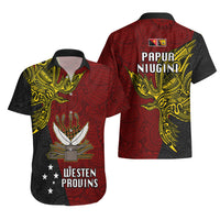 Papua New Guinea Western Province Hawaiian Shirt PNG Birds Of Paradise Polynesian Arty Style LT03 - Polynesian Pride