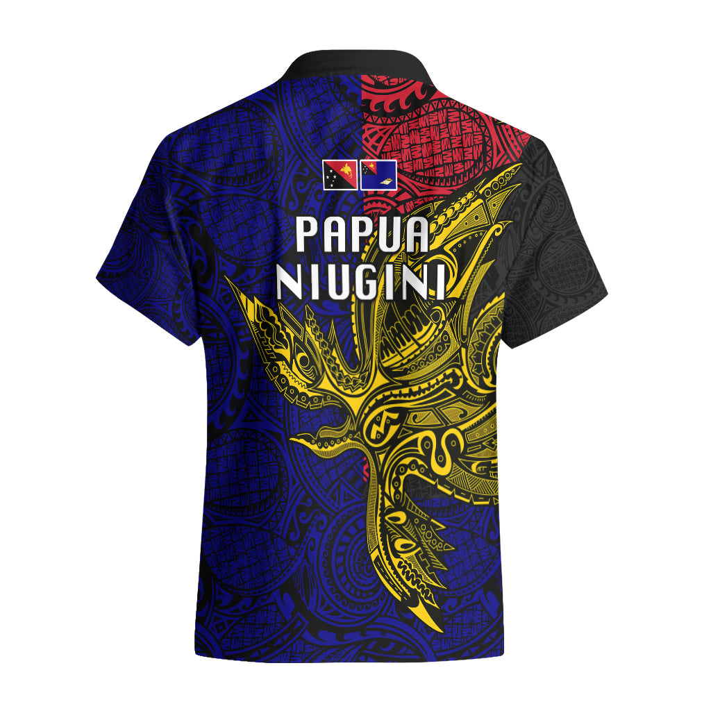 Papua New Guinea West New Britain Province Hawaiian Shirt PNG Birds Of Paradise Polynesian Arty Style LT03 - Polynesian Pride