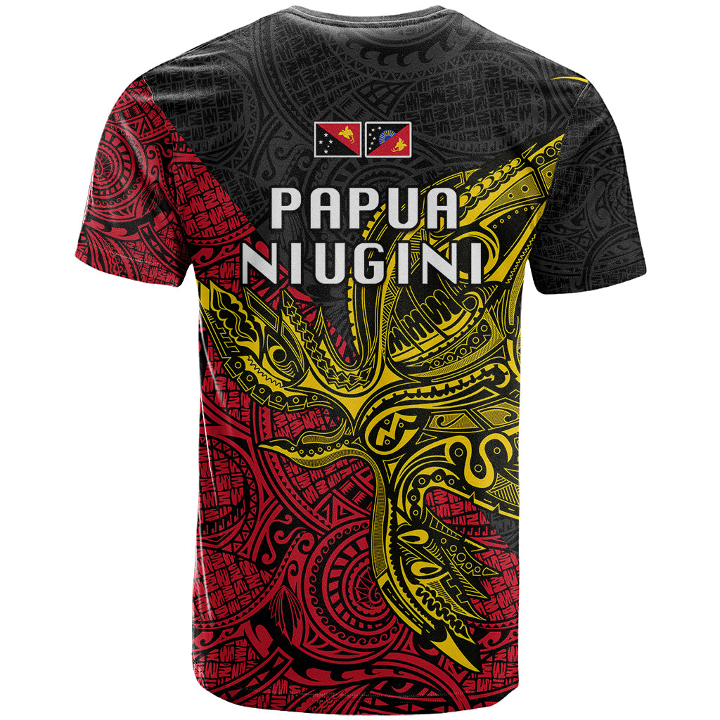 Papua New Guinea Sandaun Province T Shirt PNG Birds Of Paradise Polynesian Arty Style LT03 - Polynesian Pride