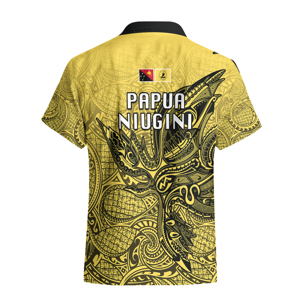 Papua New Guinea National Capital District Hawaiian Shirt PNG Birds Of Paradise Polynesian Arty Style LT03 - Polynesian Pride