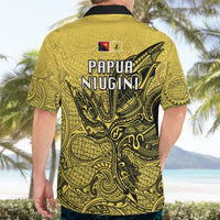Papua New Guinea National Capital District Hawaiian Shirt PNG Birds Of Paradise Polynesian Arty Style LT03 - Polynesian Pride