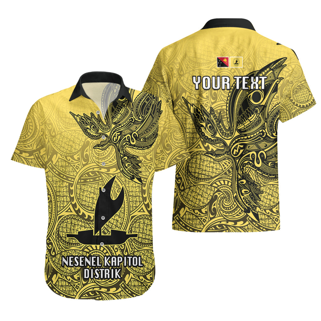 Personalised Papua New Guinea National Capital District Hawaiian Shirt PNG Birds Of Paradise Polynesian Arty Style LT03 - Polynesian Pride