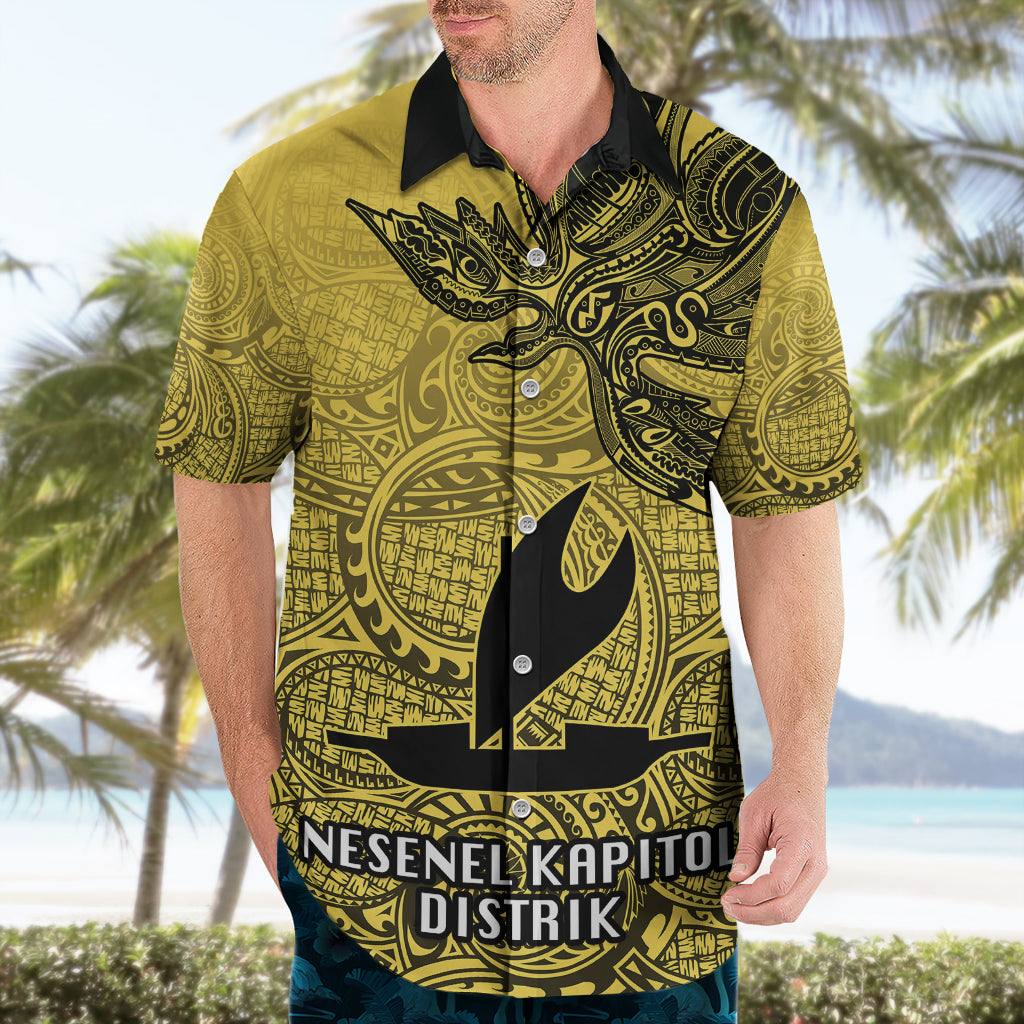 Personalised Papua New Guinea National Capital District Hawaiian Shirt PNG Birds Of Paradise Polynesian Arty Style LT03 - Polynesian Pride