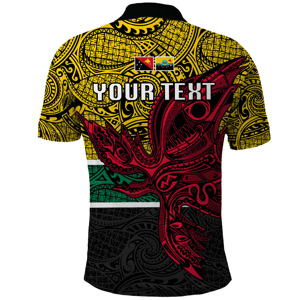Personalised Papua New Guinea Hela Province Polo Shirt PNG Birds Of Paradise Polynesian Arty Style LT03 - Polynesian Pride